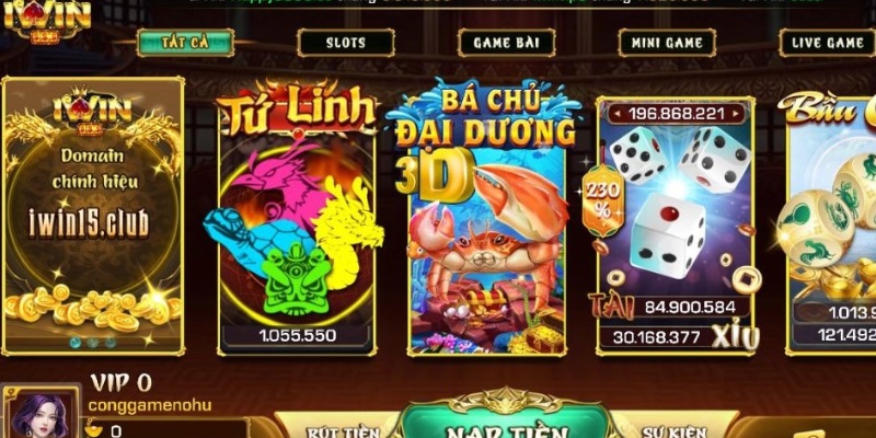 Những tựa game hot nhất trên cổng game IWIN Club